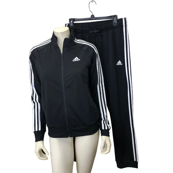 ADIDAS WARM-UP‎ SLIM 3-STRIPES TRACK JACKET & PANTS SETS SM NWT - Picture 2 of 13